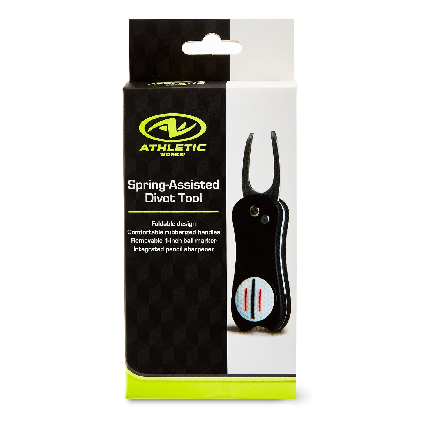 Spring-Assisted Golf Divot Tool with Magnetic Ball Marker – Foldable Golf Repair Tool for Men, Women & Teens