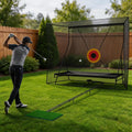 Golf Net 10X8Ft Golf Net for Hitting Practice Indoor Outdoor Training Net with Impact Targets Ball Return System Ball Blanket Ideal for Driving Chipping and Swing Practice with Real Balls,Summerwins